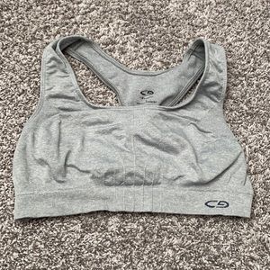 Women’s champion grey sports bra size medium